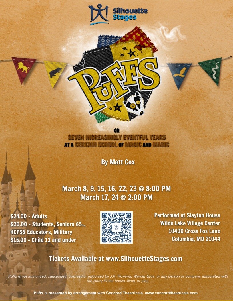 Opening Night! Silhouette Stages Presents: Puffs - Wilde Lake Community ...