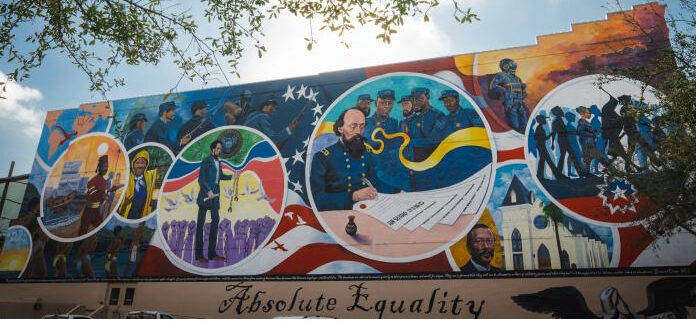 Juneteenth mural, Galveston, Texas