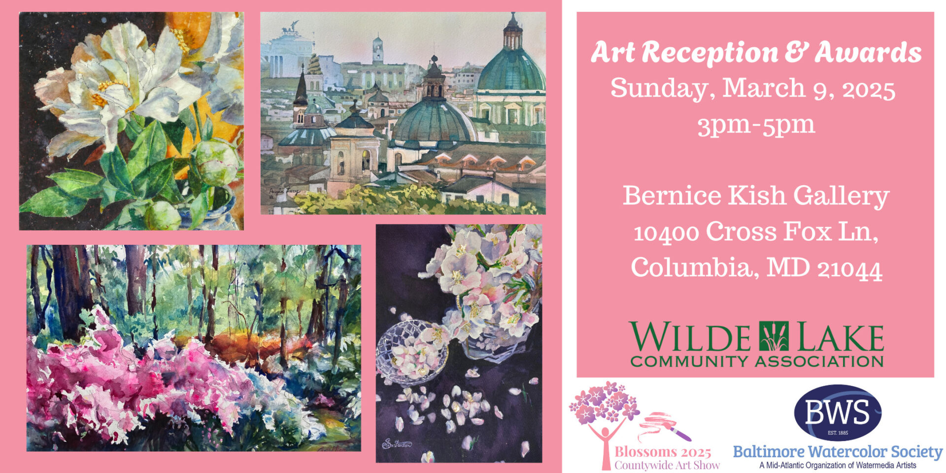 “Blossoms & Beyond” Art Reception